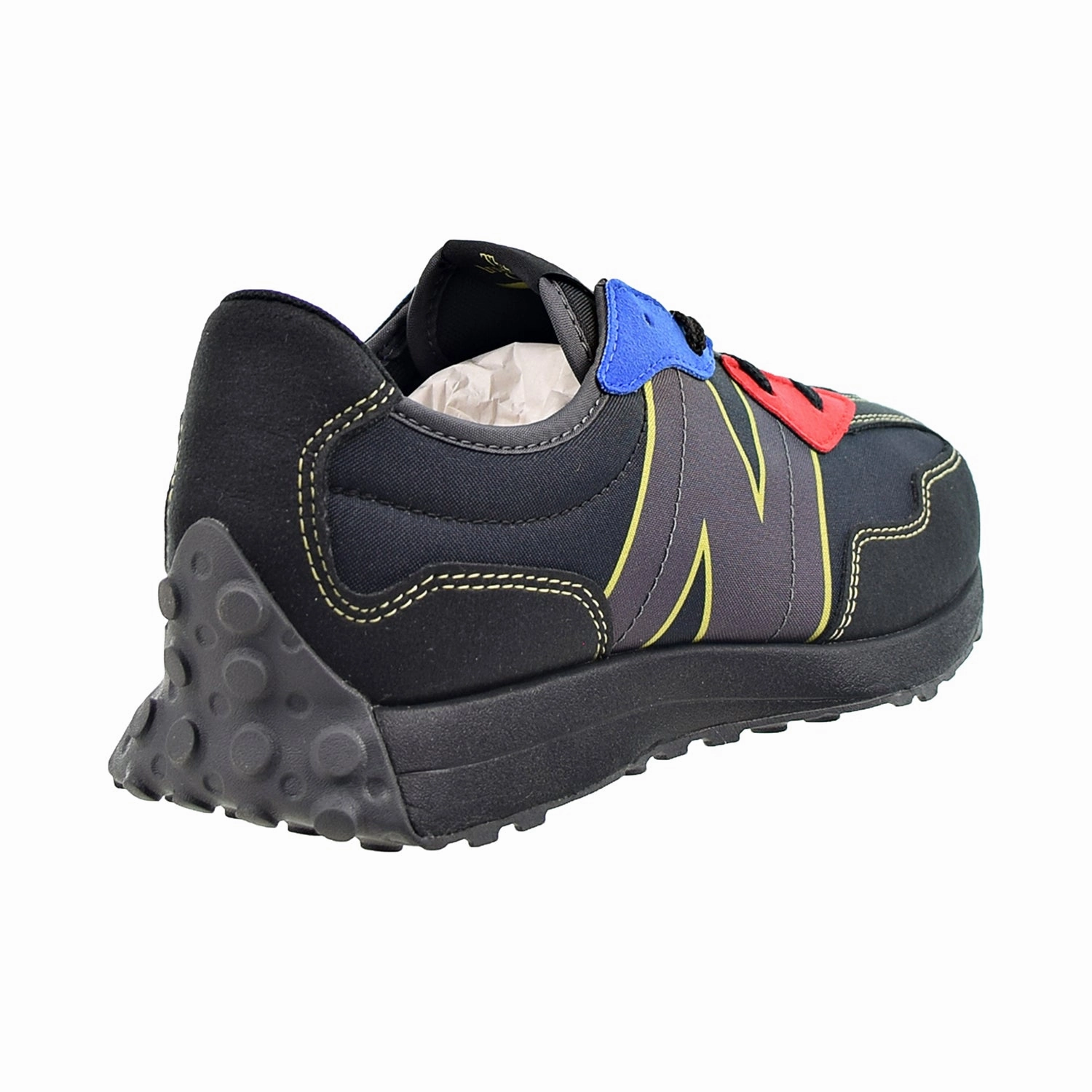 New Balance Red Black Shoes New Balance 327 Big Kids' Shoes Black-Blue-Red