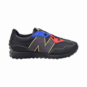 All Black New Balance 9060 Women's New Balance 327 Big Kids' Shoes Black-Blue-Red