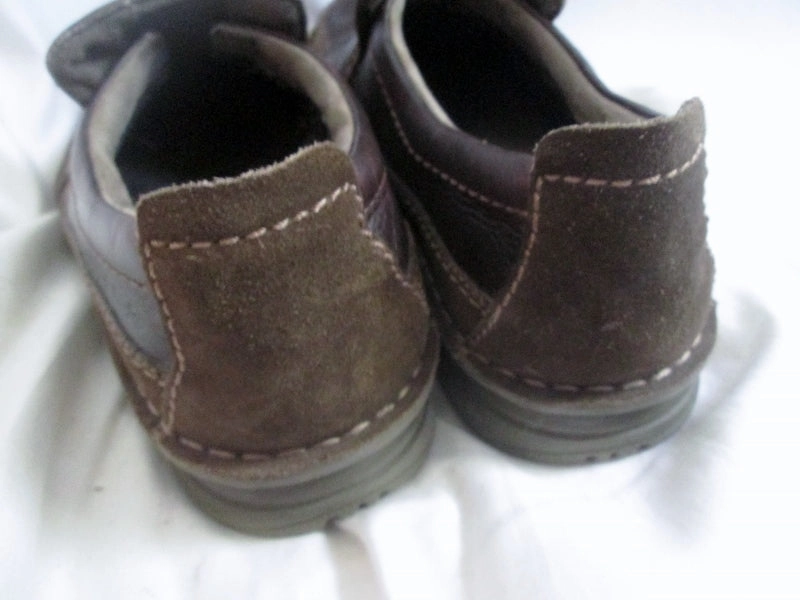 Rhinestone Cowboy Boots Mens CLARKS MOC 02131 SEELEY STEP Leather Slip on Walking Shoe 11 BROWN