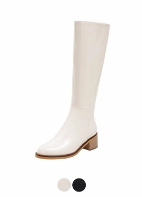 Knee High Boots Outfit USS Shoes Dewey Women's Square Heel Boots