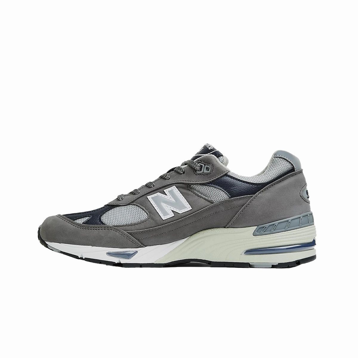 New Balance Burgendy New Balance Mens MADE in UK 991 Casual Sneakers M991GNS Castlerock/Navy/White