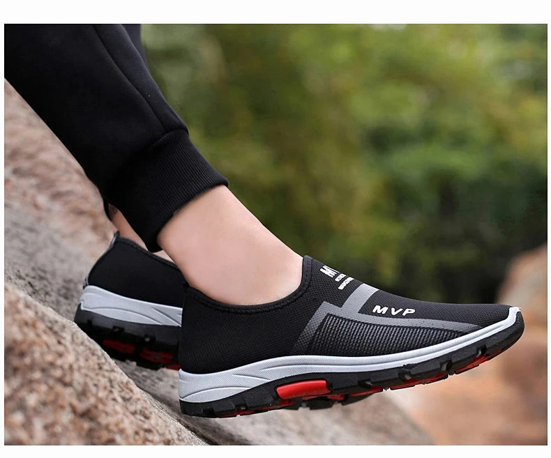 Wearing Sneakers Without Socks Men's Mesh Summer Sneakers