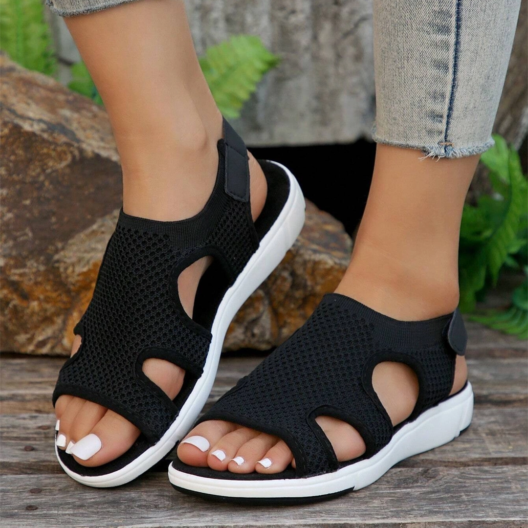 Comfyfleek Arch Support Wide Width Sport Flat Sandals Sandals St Thomas