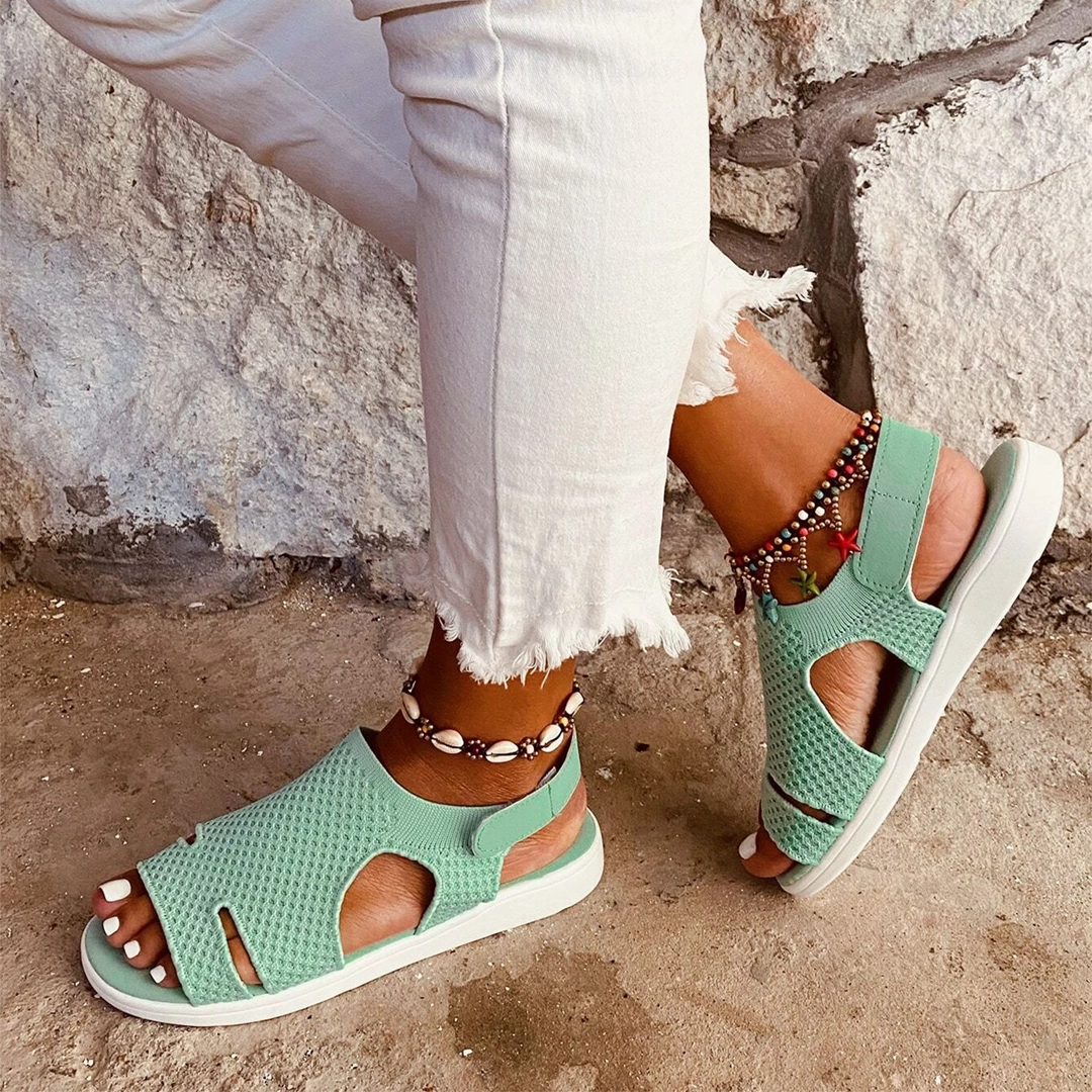 Comfyfleek Arch Support Wide Width Sport Flat Sandals Yucatan Sandals