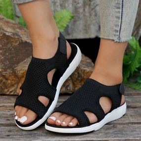 Comfyfleek Arch Support Wide Width Sport Flat Sandals Orthopedic Sandals