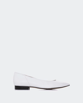Urban Outfitters Flat Shoes Taipo White Leather