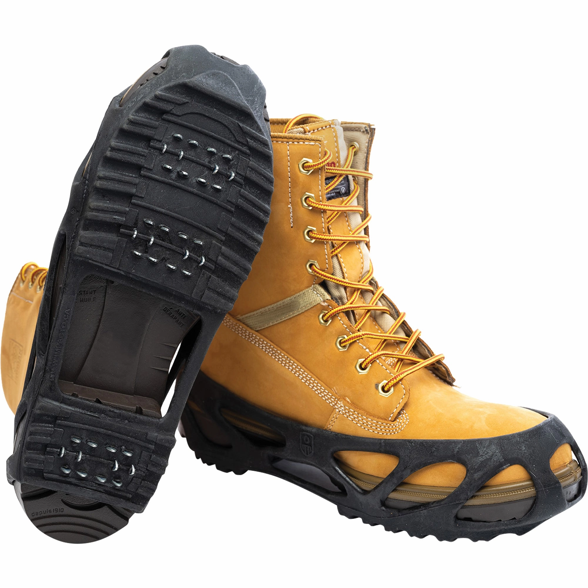 Anti-Slip Stride Cleats, Steel, Stud Traction, X-Large Riding Style Boots