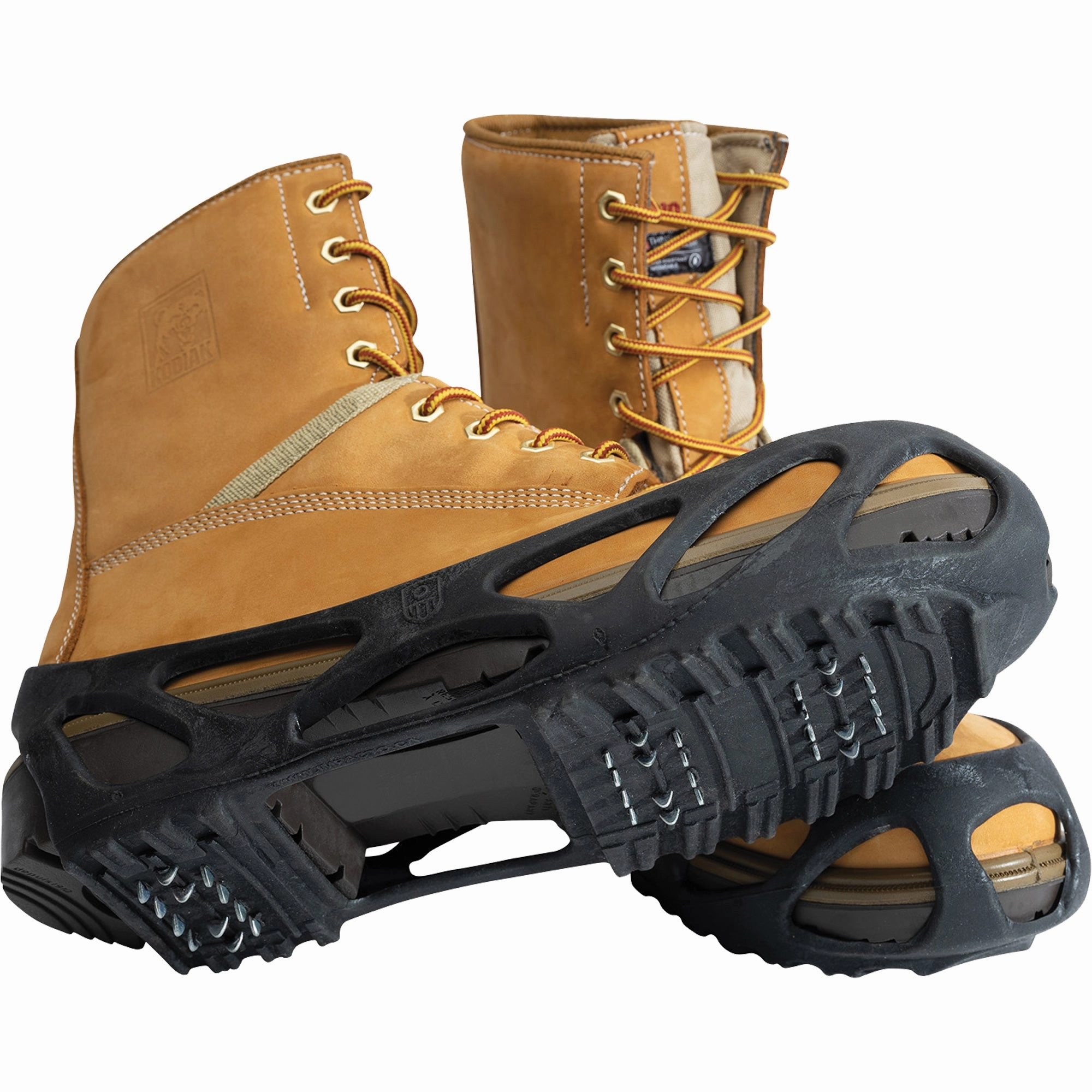 Anti-Slip Stride Cleats, Steel, Stud Traction, X-Large Engineer Boots