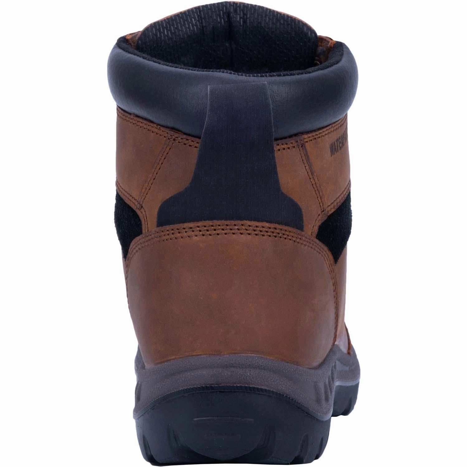 Burgess WATERPROOF Dan Post Mens Round STEEL Toe Bootie TAN (DS) Bent Rail Boots