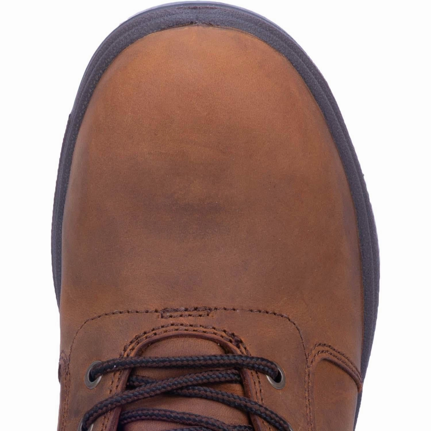 Burgess WATERPROOF Dan Post Mens Round STEEL Toe Bootie TAN (DS) Chelsea Chunky Boots