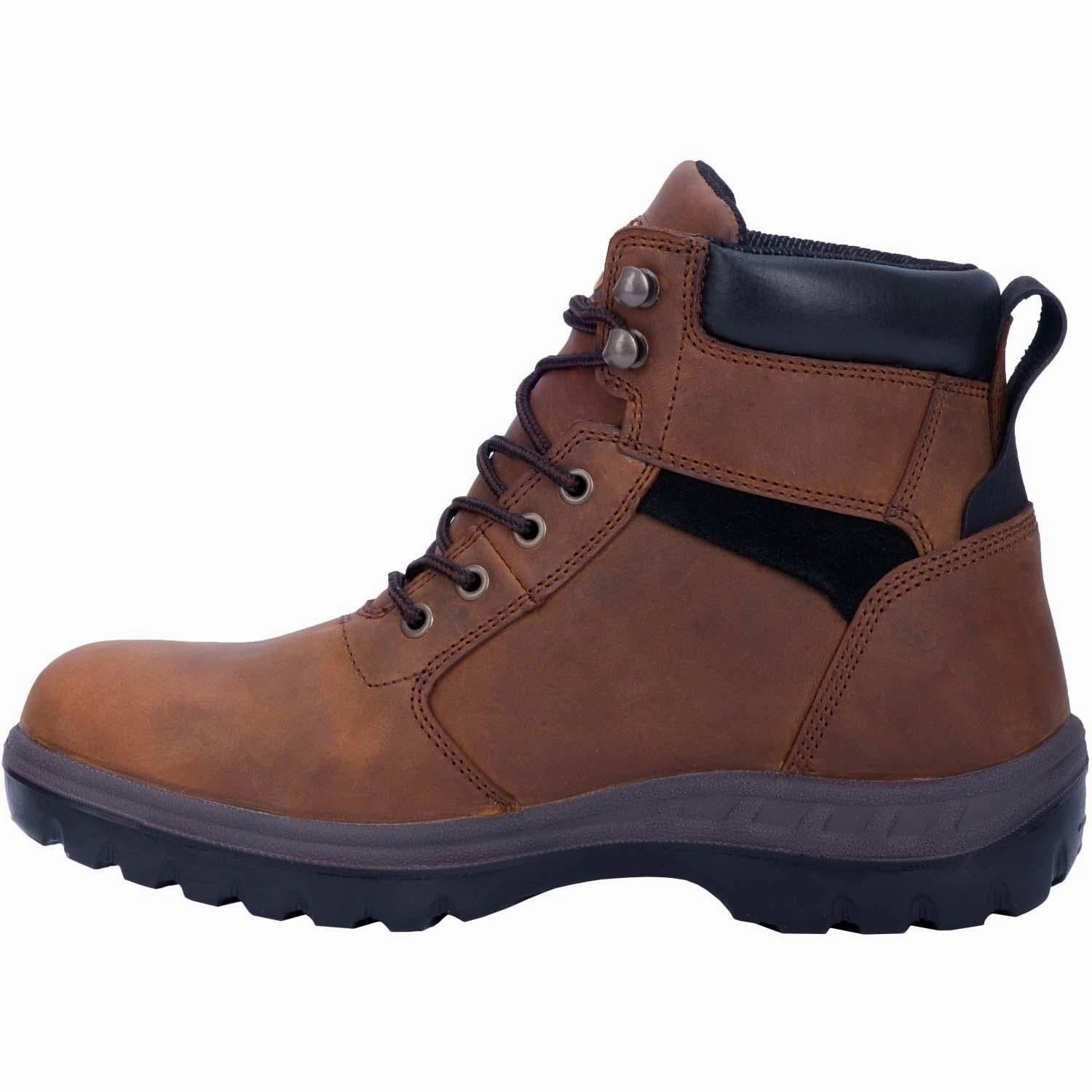 Burgess WATERPROOF Dan Post Mens Round STEEL Toe Bootie TAN (DS) K2 Clicker Boots