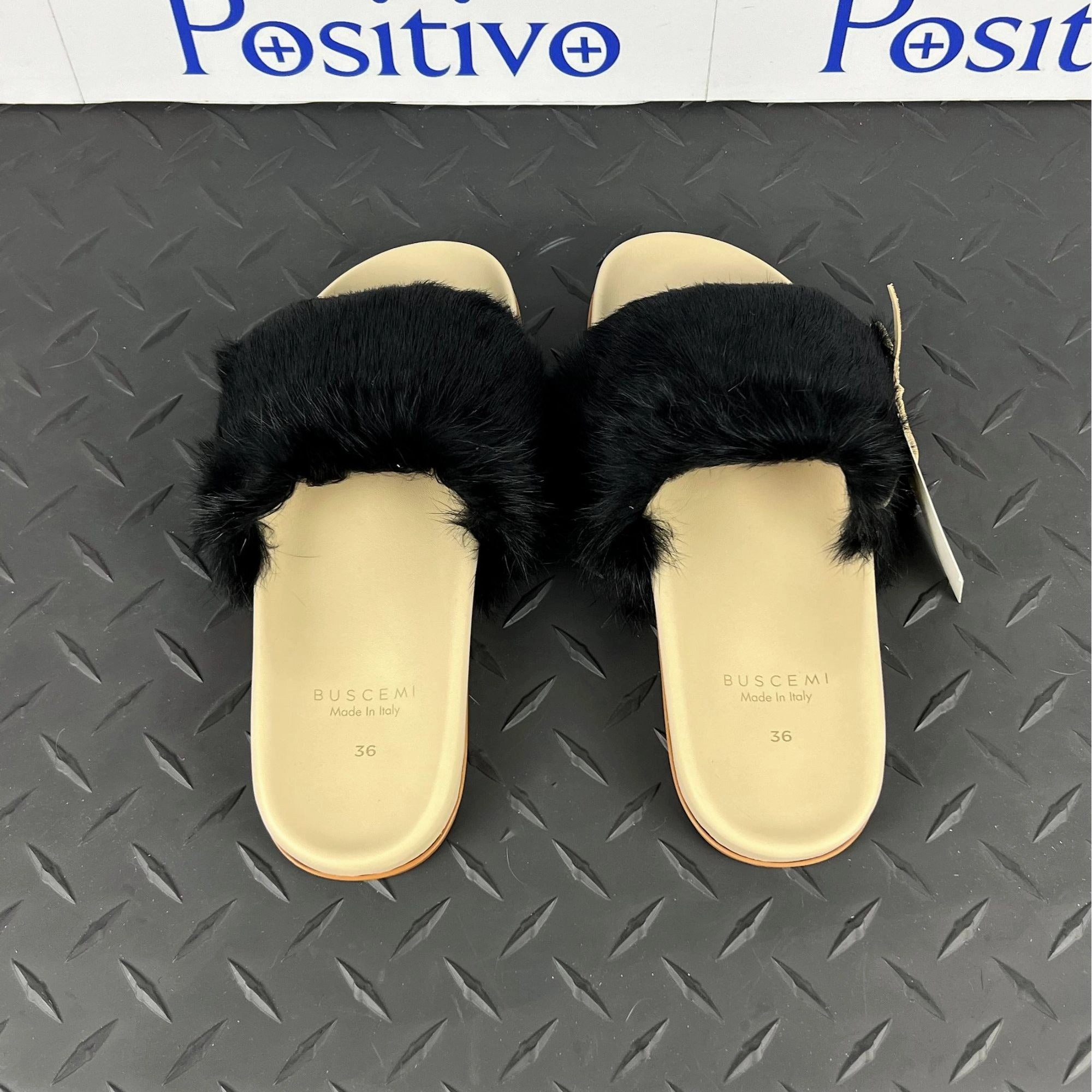 Glerups Slippers Review Buscemi Women's Slide Fur Clot Black Leather Slippers