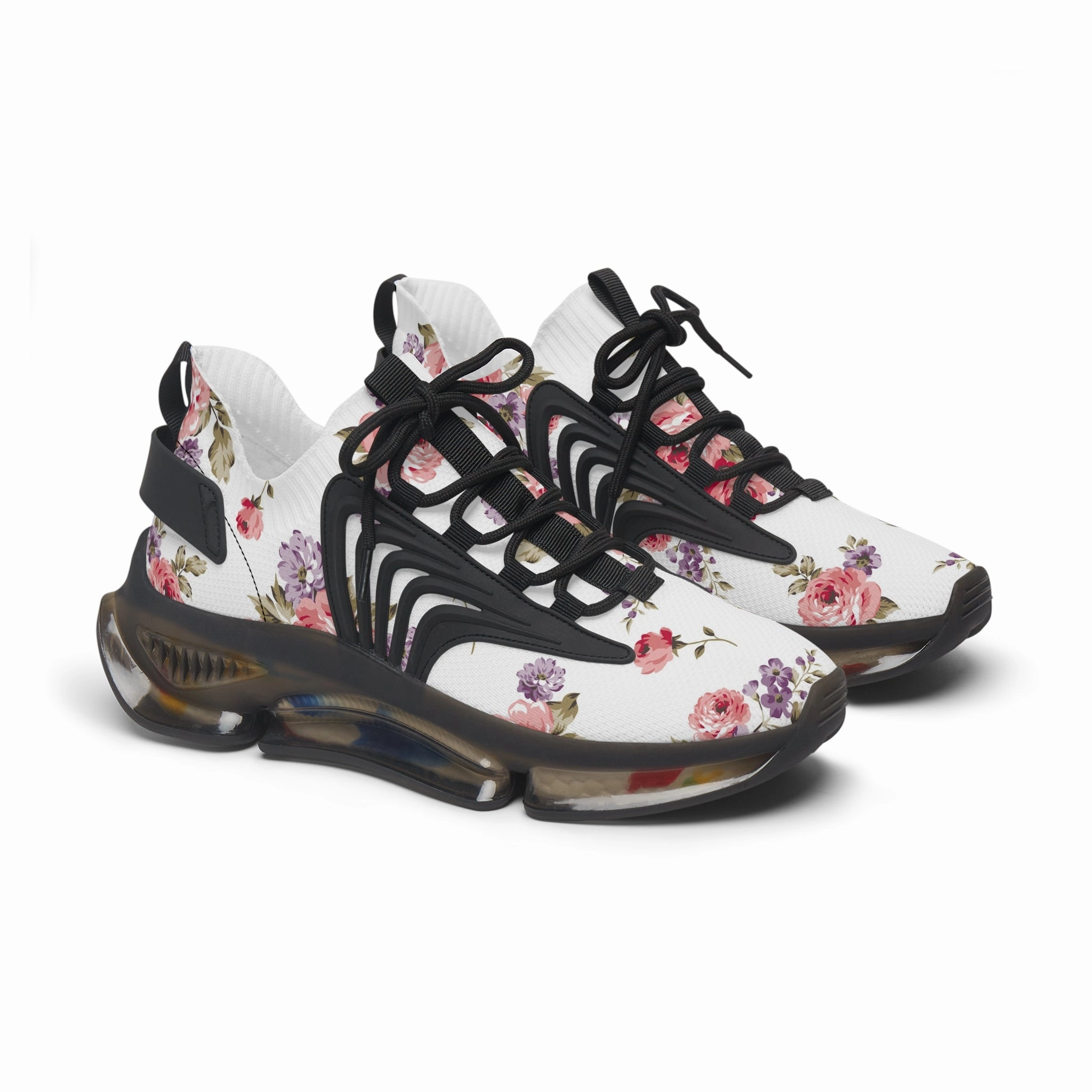 Floral Women&#039;s Mesh Sneakers - Stylish Athletic Footwear for Spring & Summer Reba Sneakers