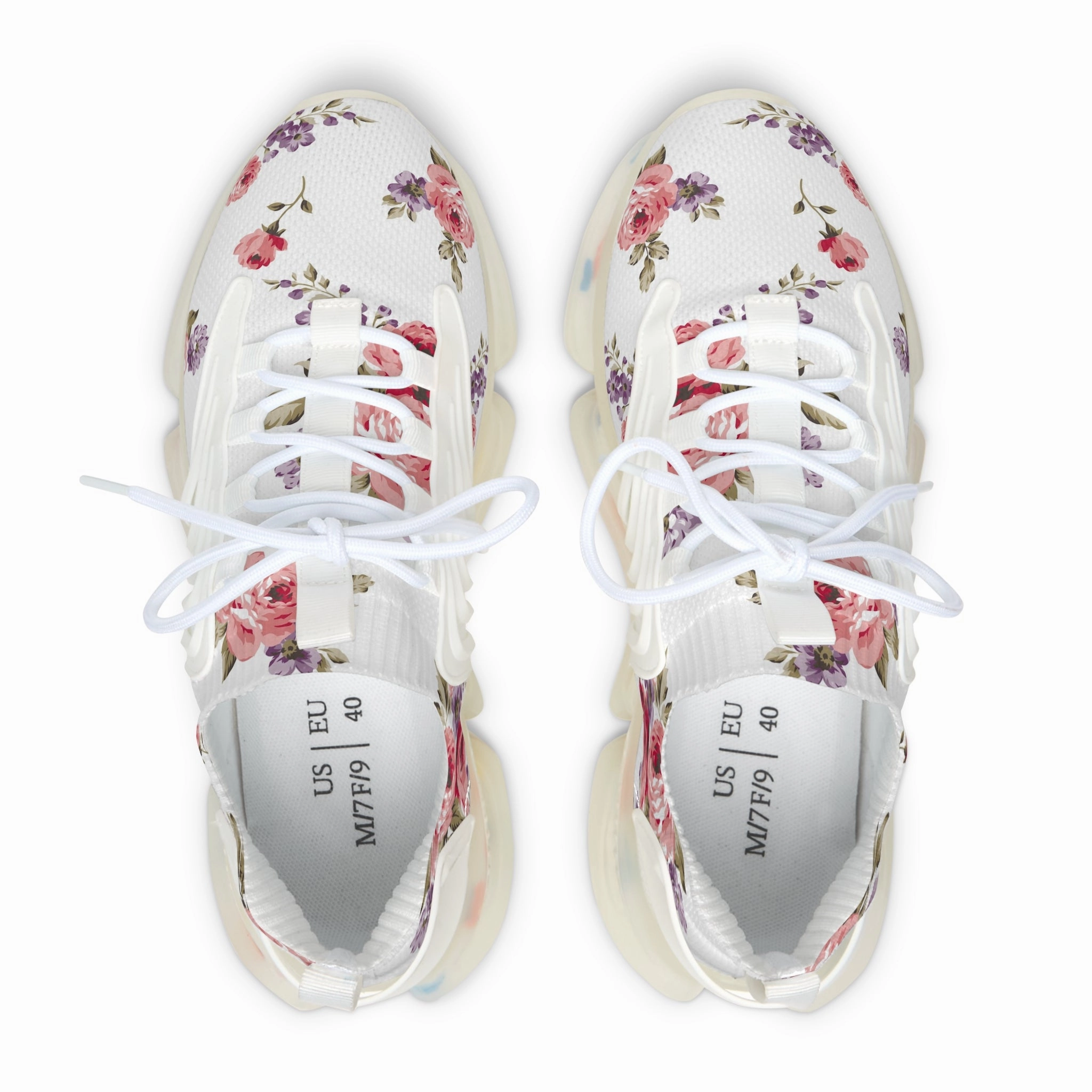 Sneakers Janesville Wi Floral Women&#039;s Mesh Sneakers - Stylish Athletic Footwear for Spring & Summer