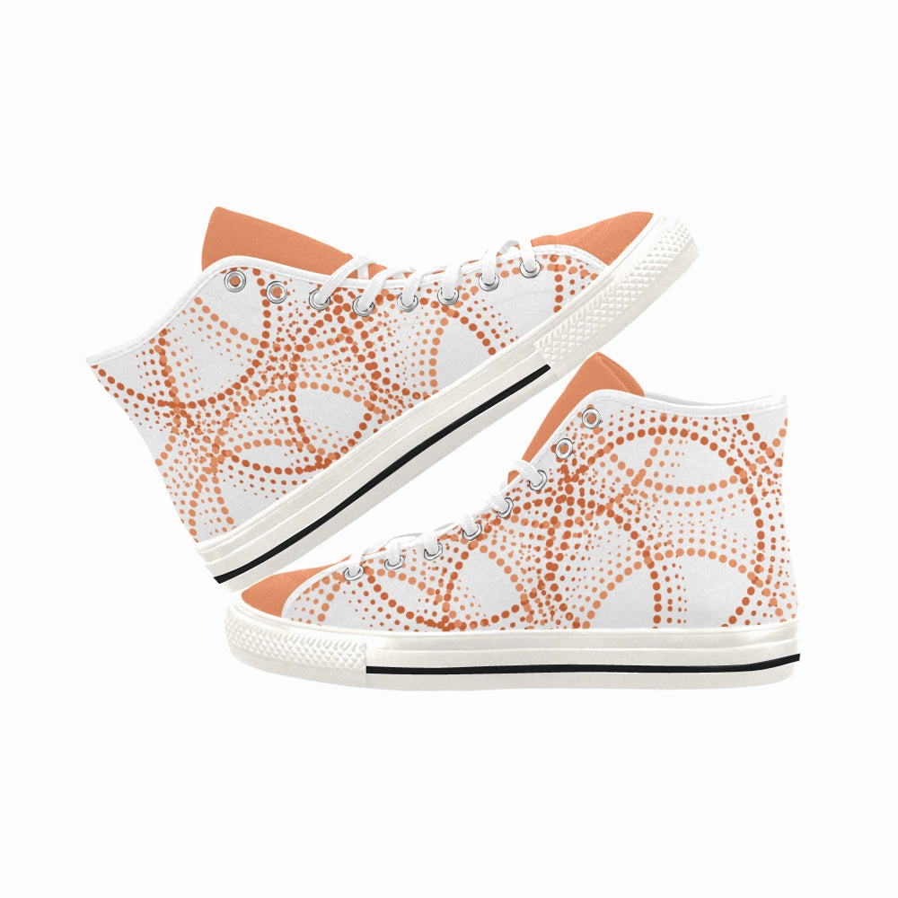 Buy Women's Polka  Print Canvas High Top Shoes at TFS Most Expensive High Heels