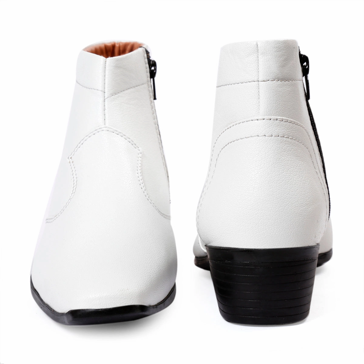 Bxxy Height Increasing Formal Ankle Zipper Boots Scout Boots