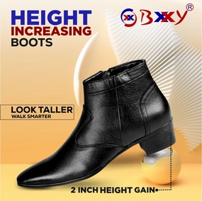 Winter Boots Size 9 Bxxy Height Increasing Formal Ankle Zipper Boots
