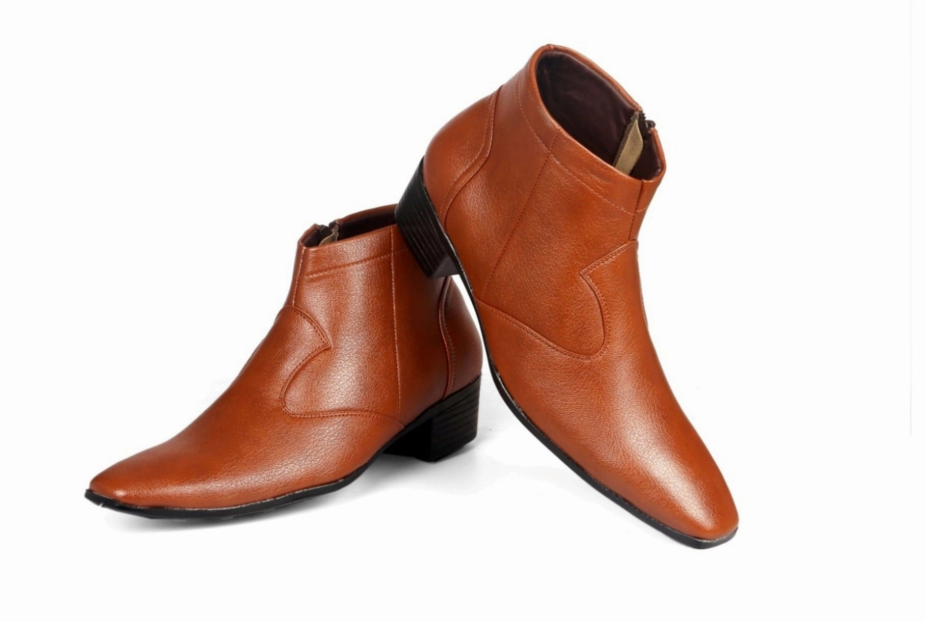 Bxxy Height Increasing Formal Ankle Zipper Boots Boys Desert Boots