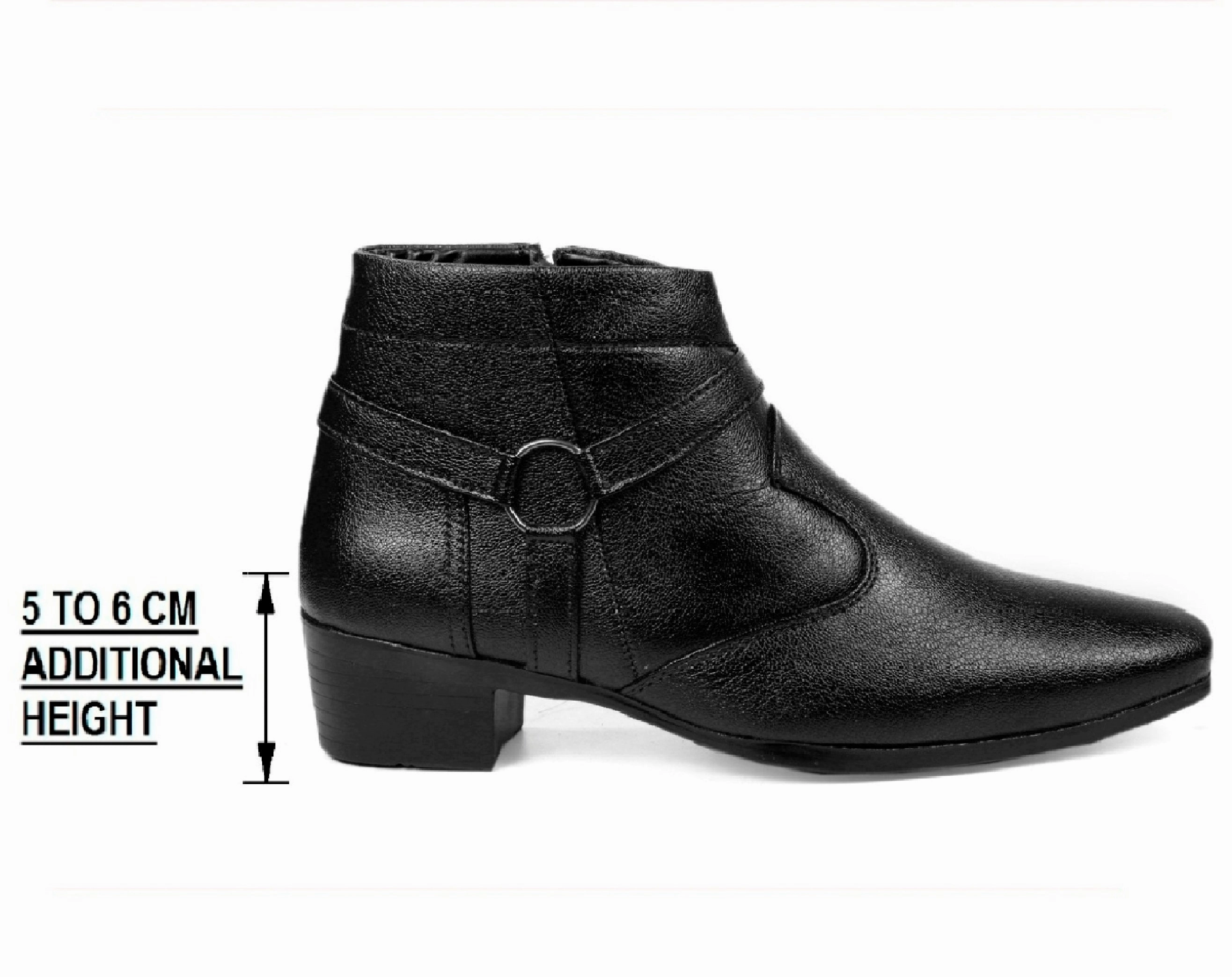 BXXY Men's Work Wear Height Increasing Zipper Boots Marc Nolan Boots