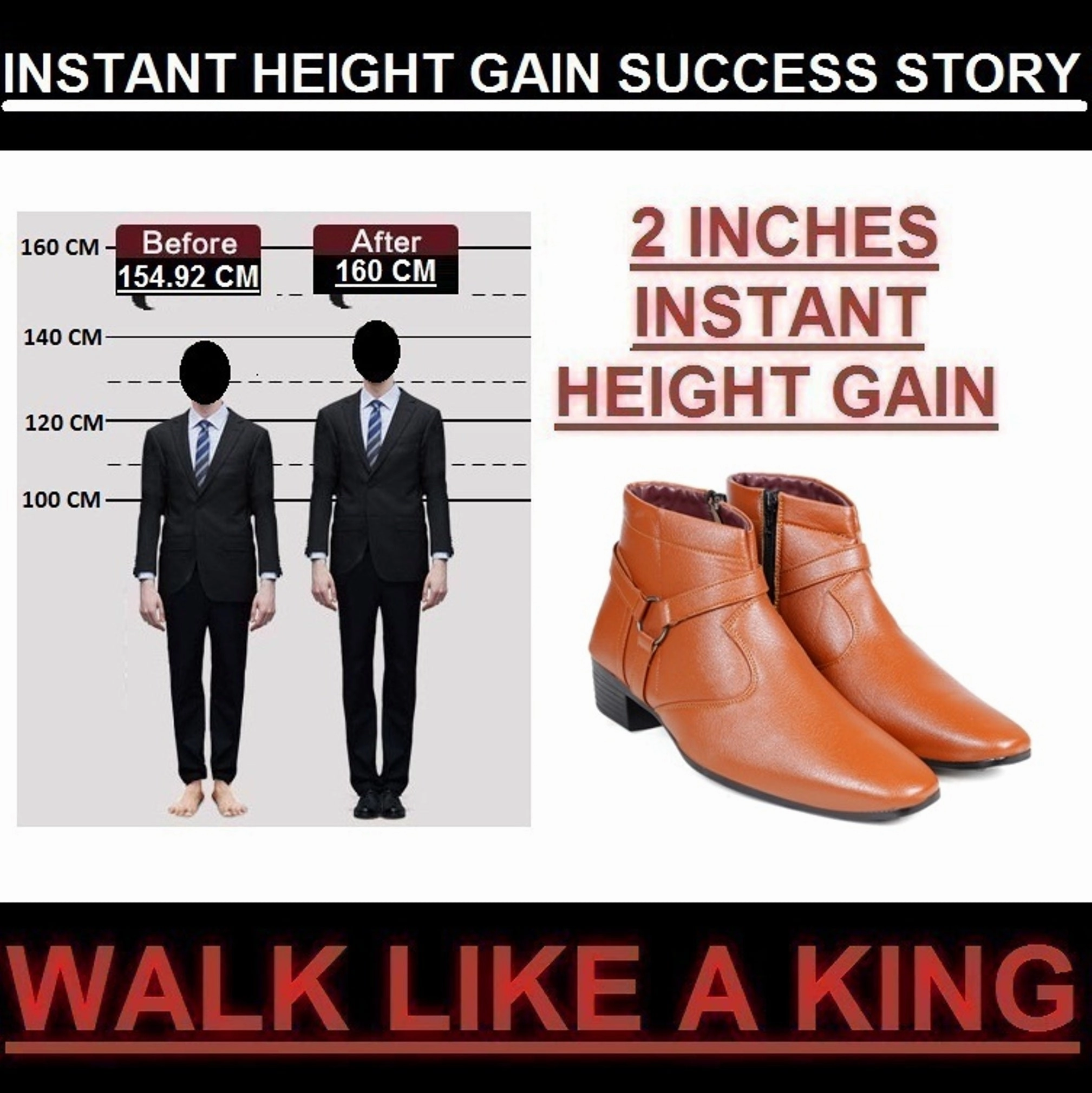 Steel Toe Boots At Walmart BXXY Men's Work Wear Height Increasing Zipper Boots