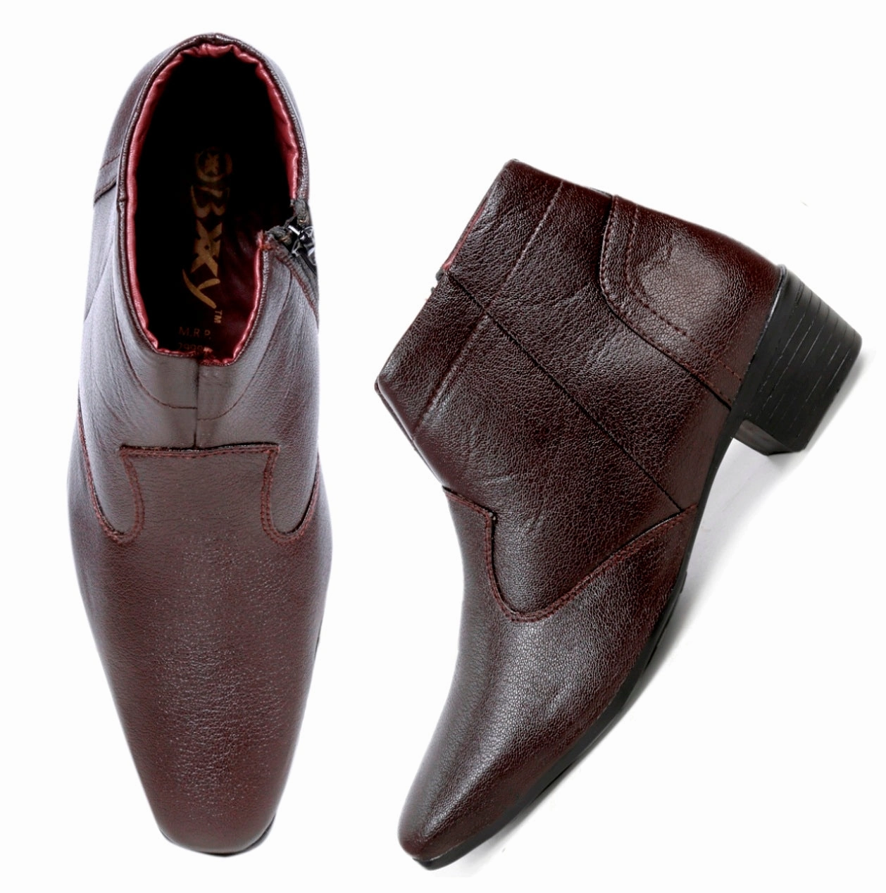 Bxxy Premium Collection Formal Zipper Boots For Men Jill Biden Boots