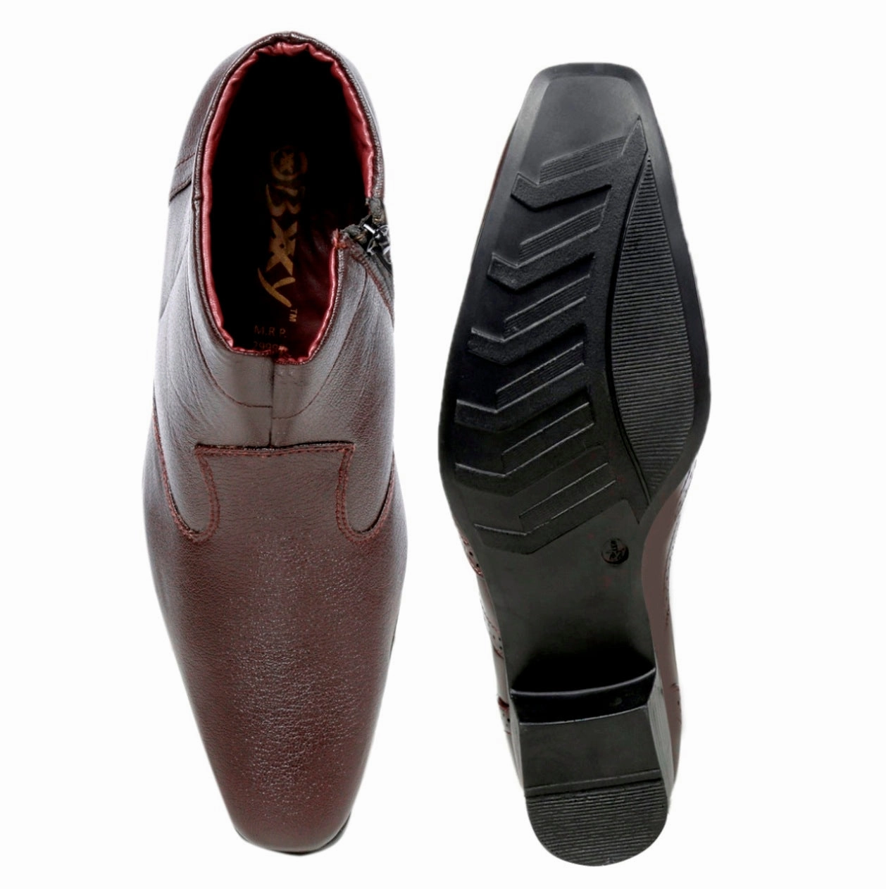 Cherry Cowboy Boots Bxxy Premium Collection Formal Zipper Boots For Men