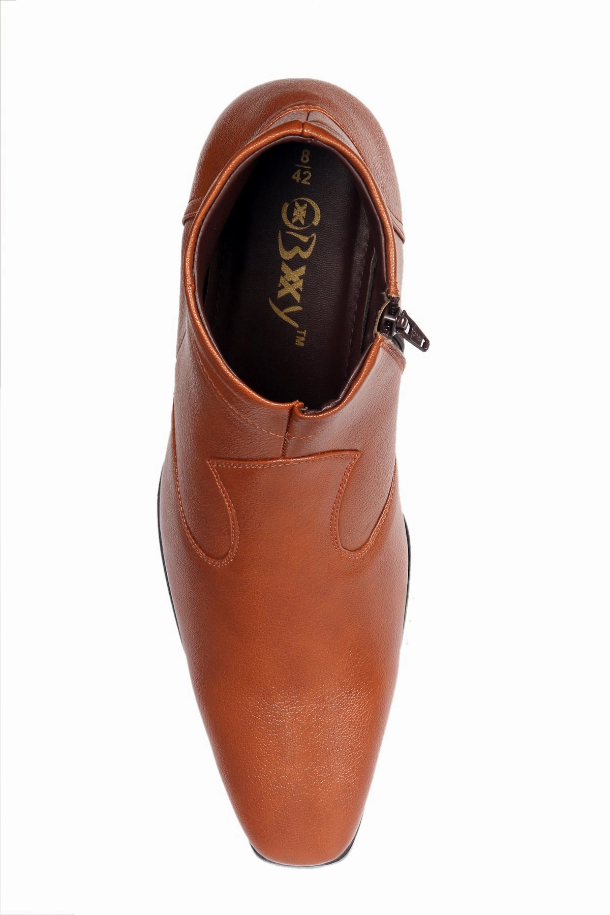 Bootie Wedge Boots Bxxy Premium Collection Formal Zipper Boots For Men