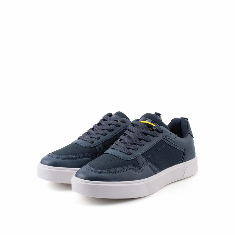 C by camel active Microfiber Classic Sneakers Men Navy ADLEY 822360-MI1CSV-43 Cheap Steel Toe Sneakers