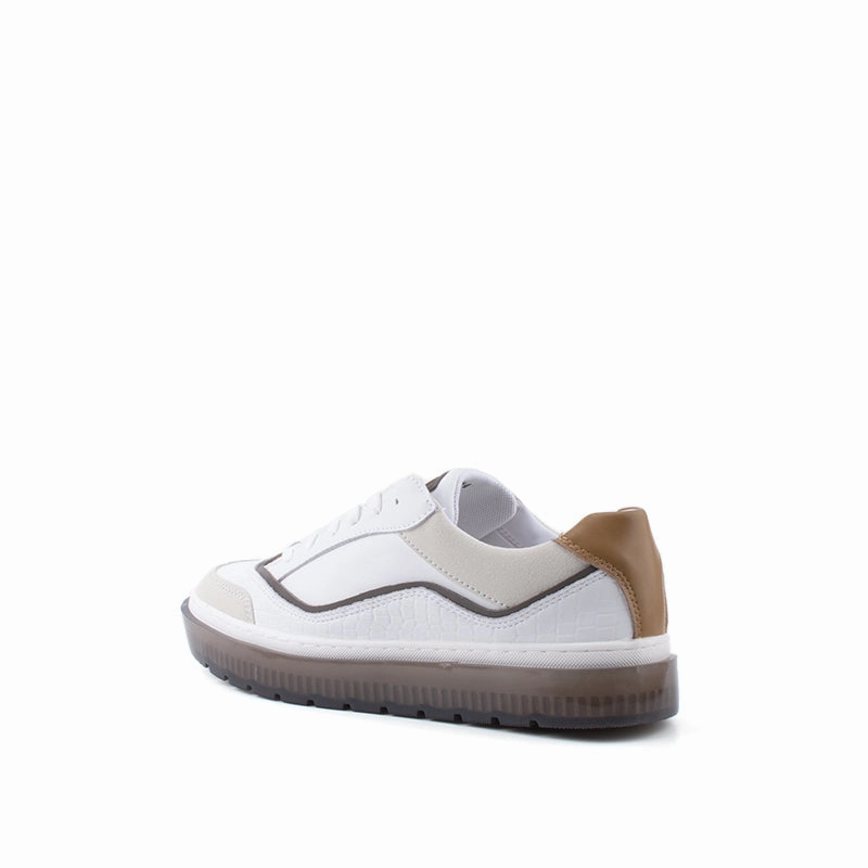 Rack Room Sneakers C by camel active Microfiber Classic Sneakers Men White SIGURD 822365-HX1CSV-0