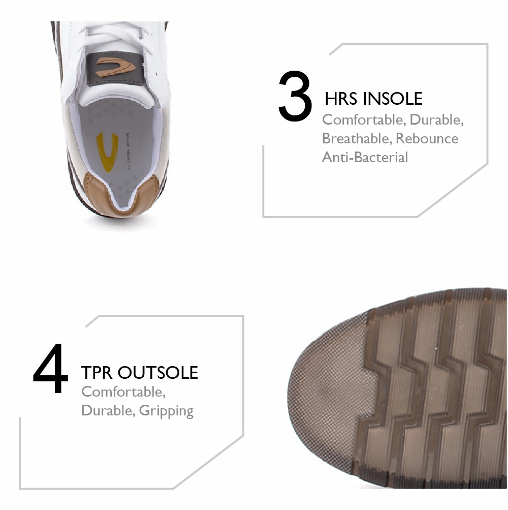 C by camel active Microfiber Classic Sneakers Men White SIGURD 822365-HX1CSV-0 High Tops Sneakers