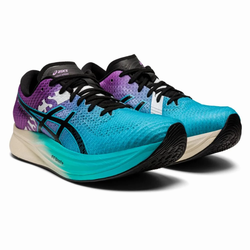 Outlet Asics Shoes Women's Asics Magic Speed2 Ekiden- Aquarium/Black