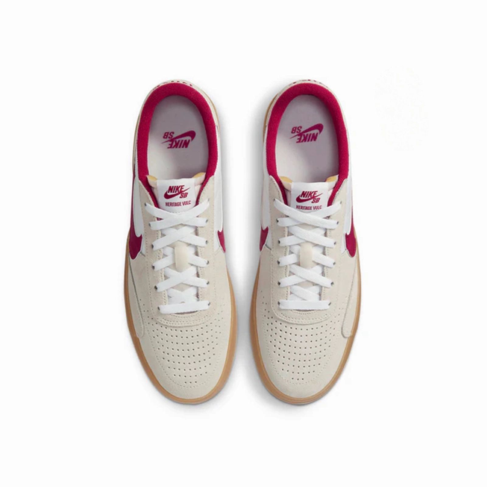 CD5010-100 Nike Heritage Vulc SB 'Summit White Cardinal Red Asics Padel Shoes