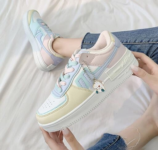 Pull Sneakers Amozae 2024 New Women's Shoes Sneakers Spring And Autumn Student Sport Shoes Style Women Ins Trendy Shoes Sneaker Zapatos Mujer