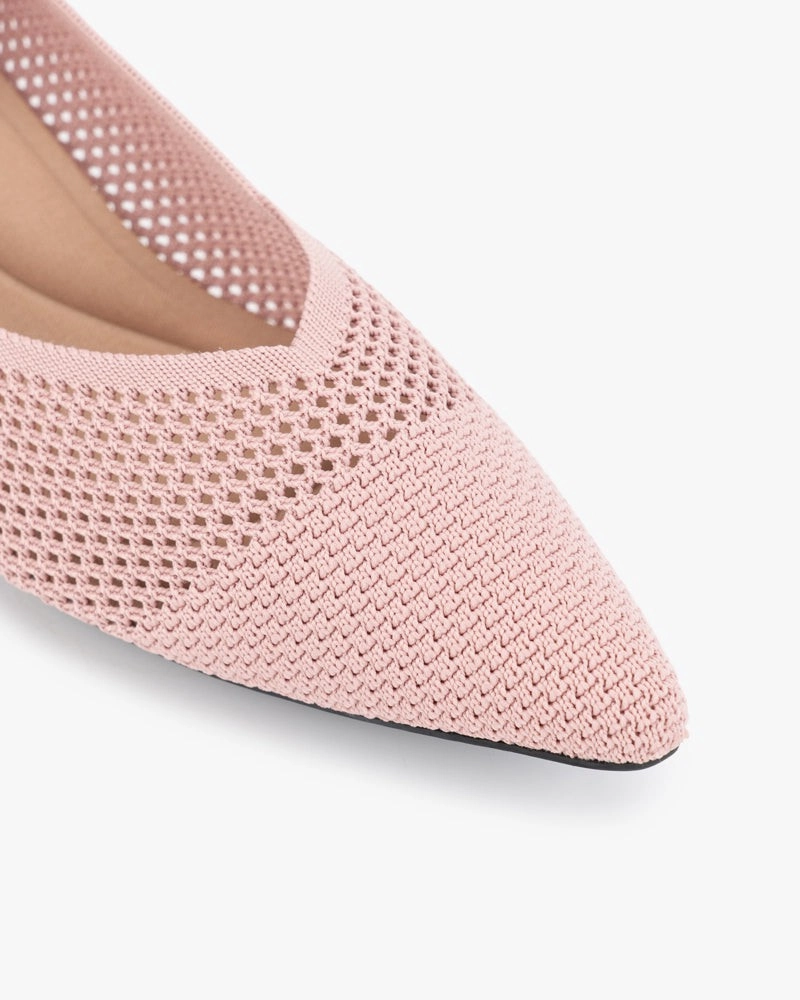 Flat Shoes Night Out Pointed Toe Ballet Multi-color Mid-heel (Vita)