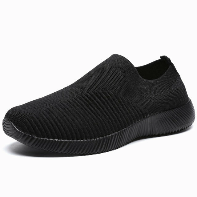 Tiger Woods Golf Breathable Mesh Platform Sneakers Women Slip-On Soft Casual Running Shoes