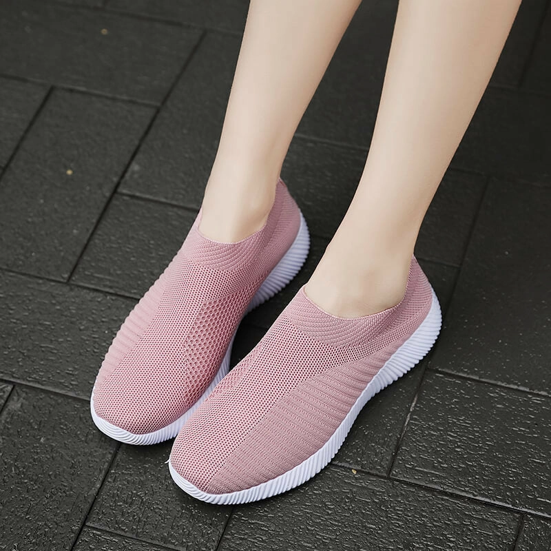 For Golf Waterproof Golf Breathable Mesh Platform Sneakers Women Slip-On Soft Casual Running Shoes