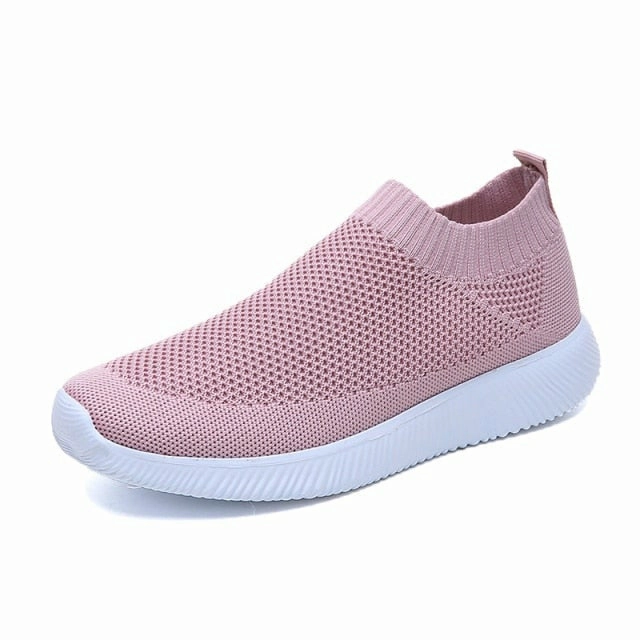 Wilson Golf Shoes Breathable Mesh Platform Sneakers Women Slip-On Soft Casual Running Shoes