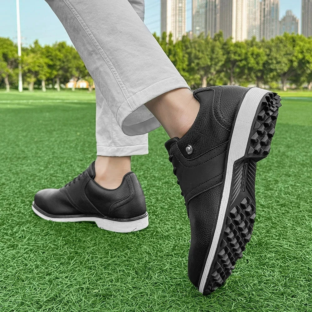 Professional Golf Shoes Men Spikeless Men Golf Sneakers Outdoor Walking Footwears Size 8 Golf