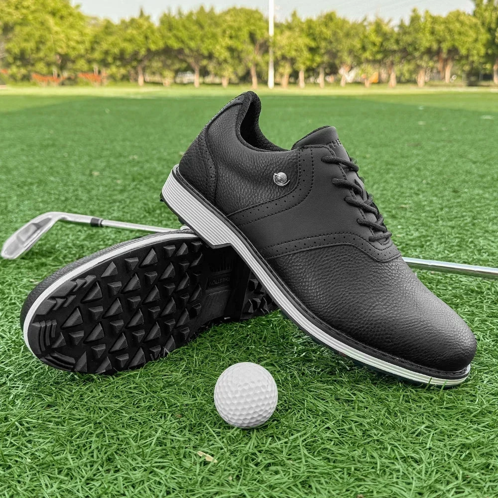Vintage Golf Professional Golf Shoes Men Spikeless Men Golf Sneakers Outdoor Walking Footwears