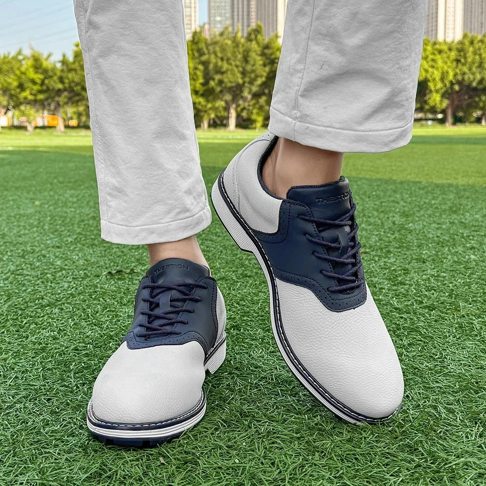 Professional Golf Shoes Men Spikeless Men Golf Sneakers Outdoor Walking Footwears Gray Golf Shoes