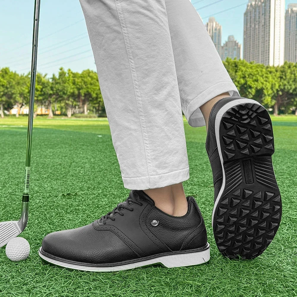 Size 17 Golf Shoes Professional Golf Shoes Men Spikeless Men Golf Sneakers Outdoor Walking Footwears