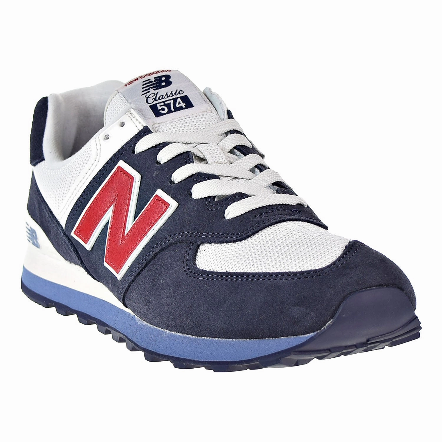 New Balance 574 Core Plus Men's Shoes Red/Blue/White New Balance Mall Of Georgia