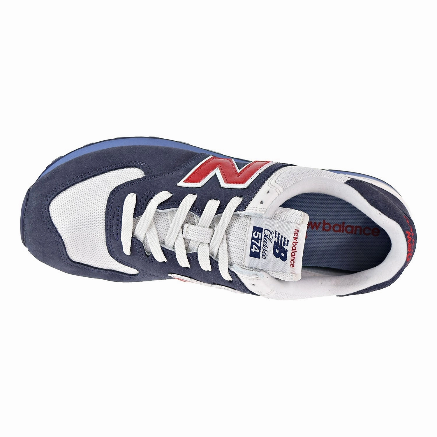 New Balance 574 Core Plus Men's Shoes Red/Blue/White New Balance Men Size 12