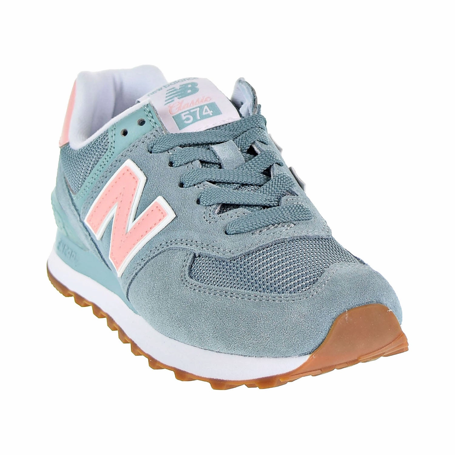 Womens New Balance 411 New Balance 574 Classics "Summer Dusk" Women's Shoes Green