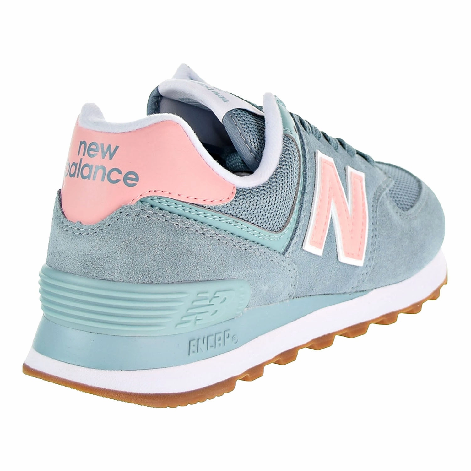New Balance Chunky Beige New Balance 574 Classics "Summer Dusk" Women's Shoes Green
