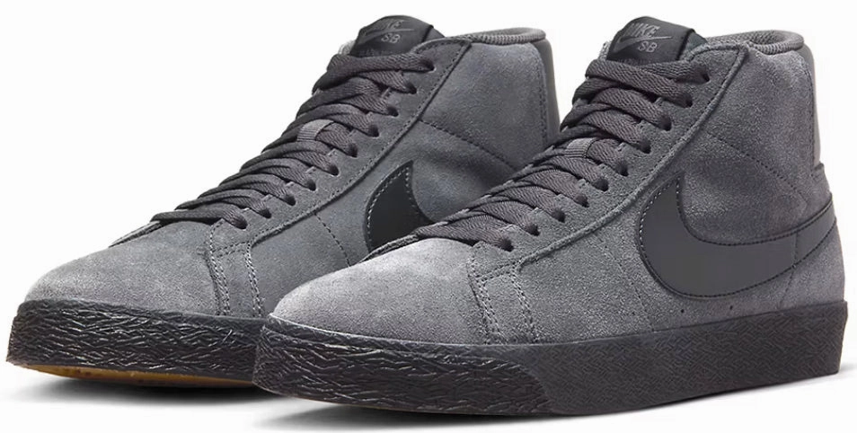 Nike SB - Blazer Mid Shoes | Anthracite Black Asics 2000s Shoes