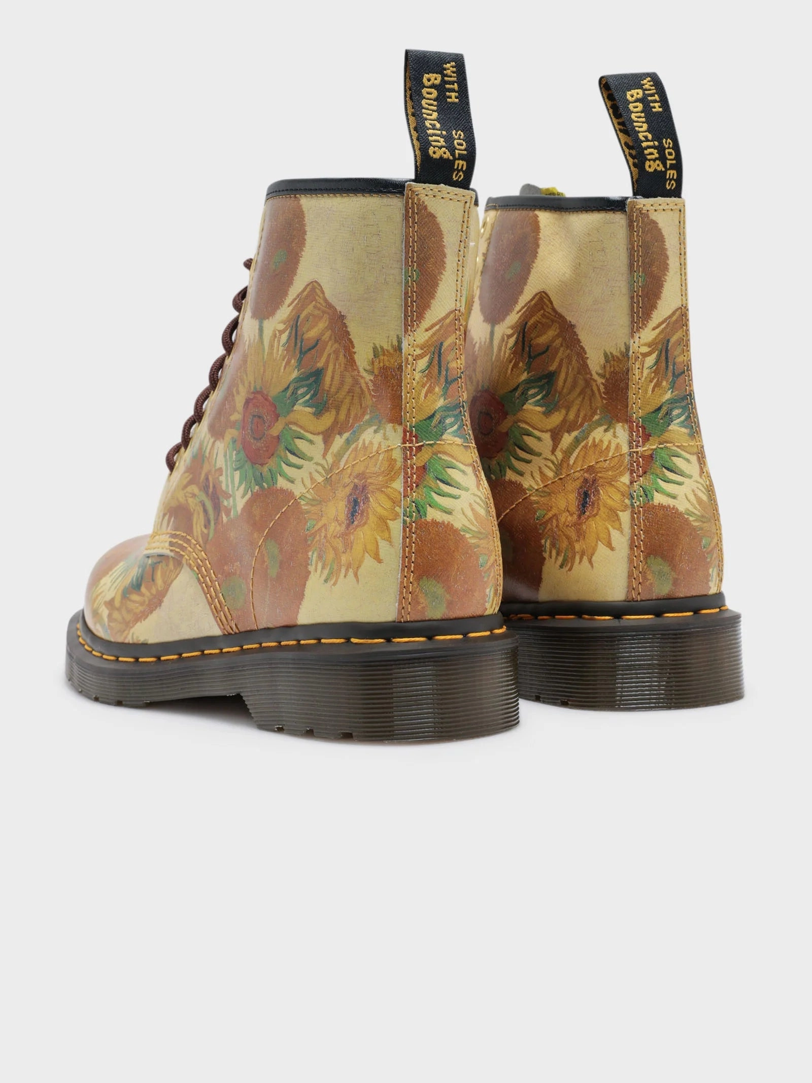 Lucchese Boots Alligator 1460 THE NATIONAL GALLERY VAN GOGH LACE UP BOOTS