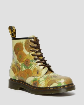 1460 THE NATIONAL GALLERY VAN GOGH LACE UP BOOTS Safety Toe Cowboy Boots