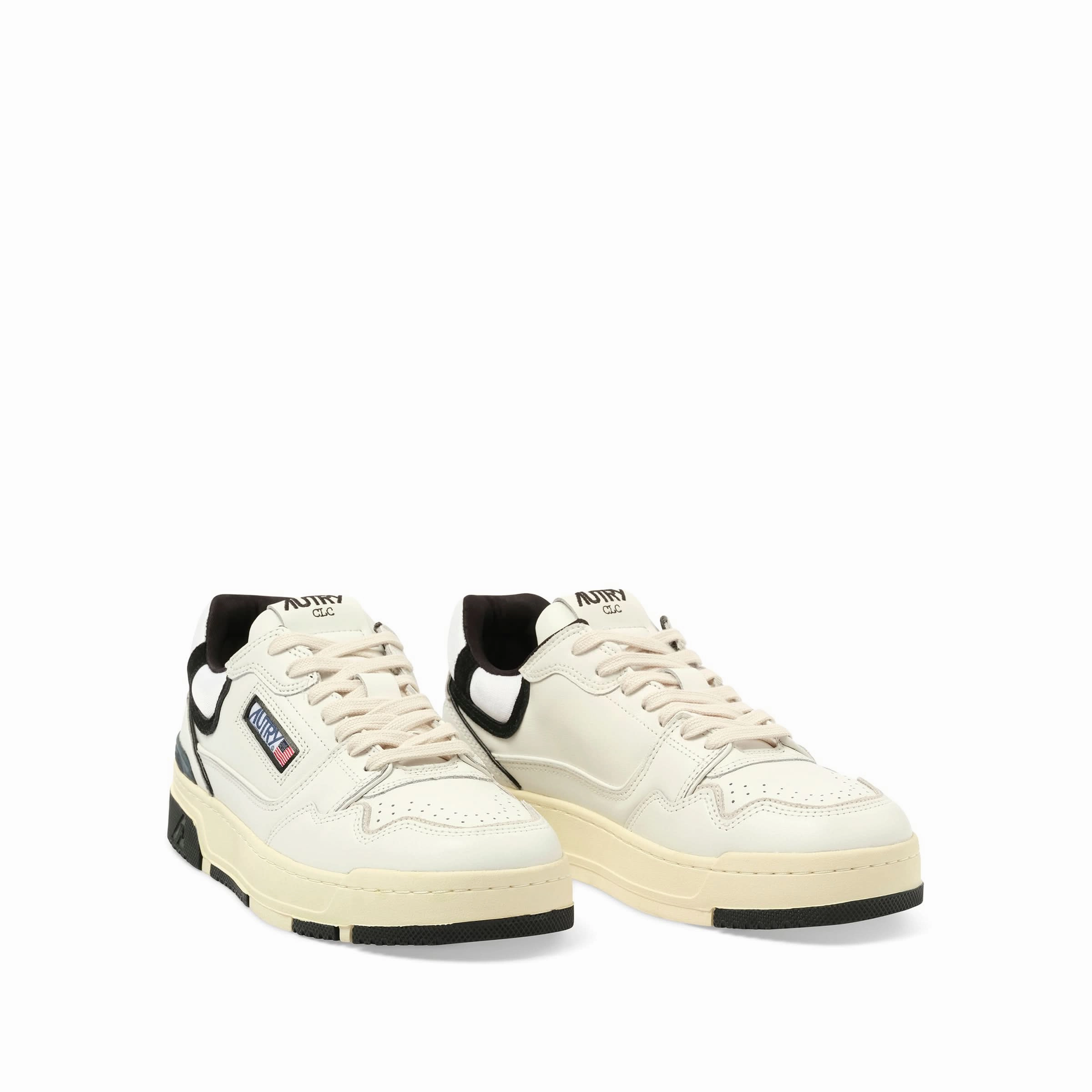 CLC Low Sneakers in White/Black Clouds Sneakers