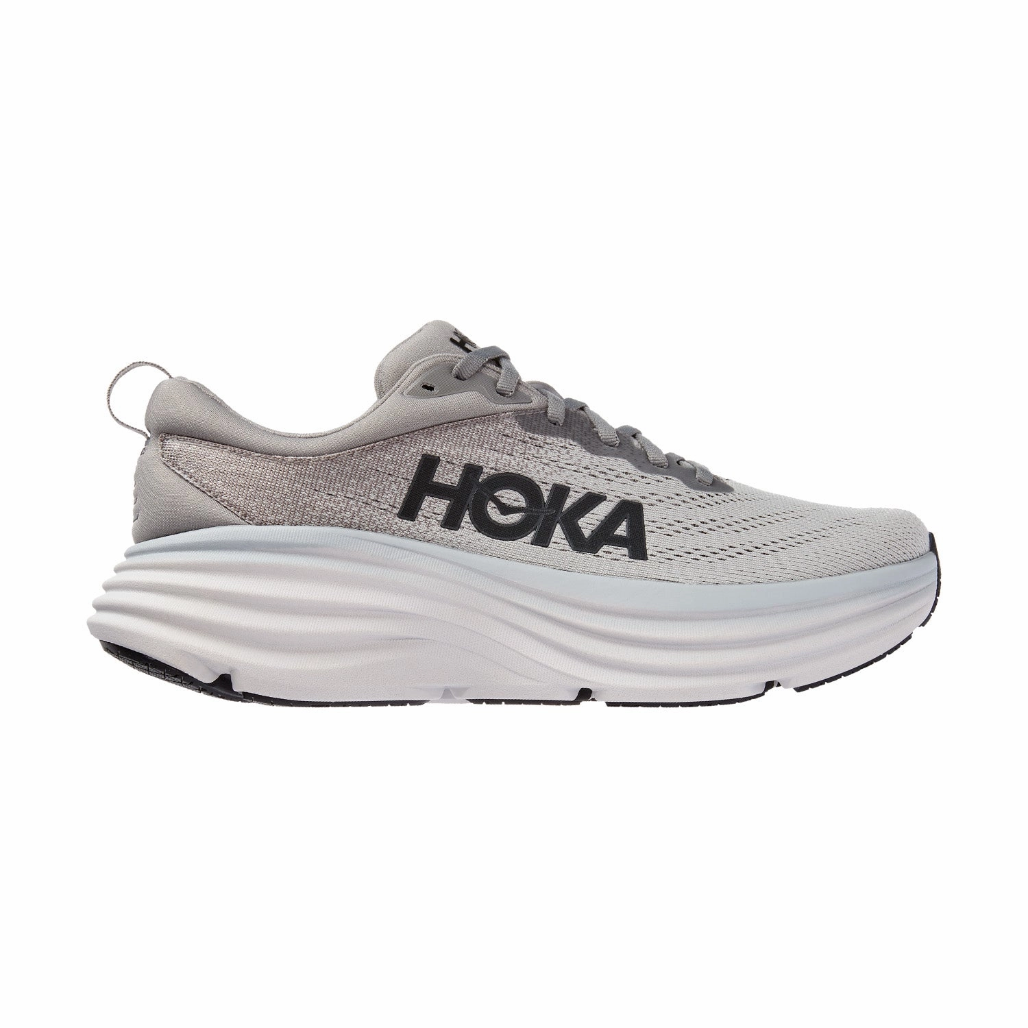 Shoes For Marathon Running HOKA M Bondi 8 1123202 SHMS Sharkskin Harbor Mist Men (LF)